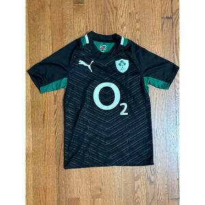 Ireland 2012 National Rugby Team Jersey- Puma- Black Green- Men's Size Medium